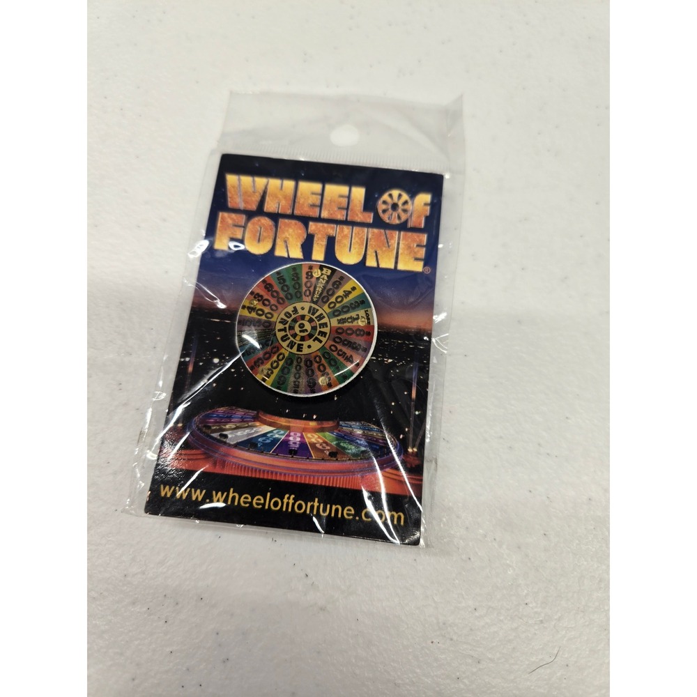 Wheel of Fortune Game Show‎ Collectible Lapel Pin 2010 Califon Productions New